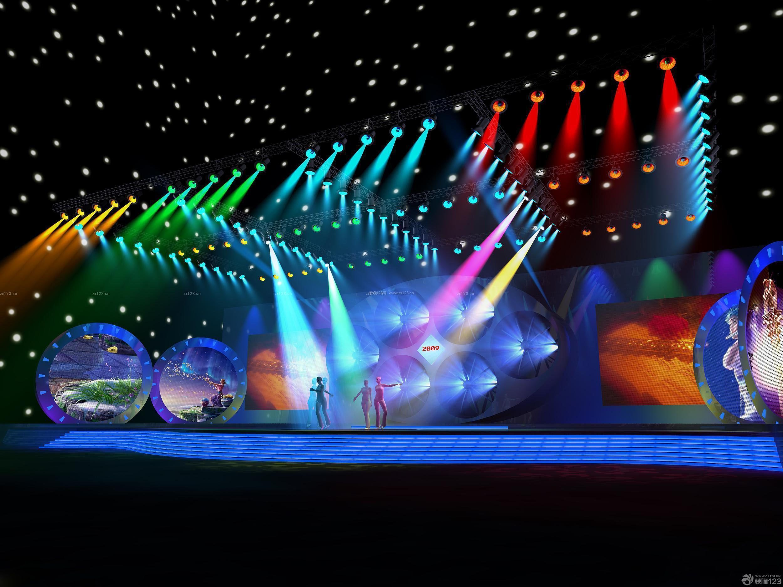 舞台灯光设计的视觉魔力 以天花灯为例